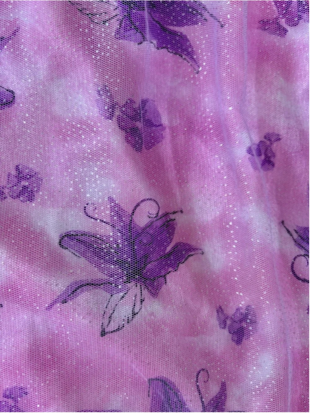 Girls Disney Princess Nightgown S Purple Pink Rapunzel - Picture 7 of 8